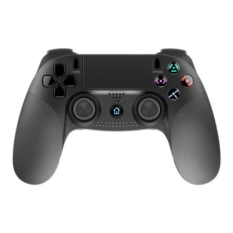 無線遊戲控制器電腦遊戲手把雙馬達，適用 PS4 / PS3，XB-006 黑色