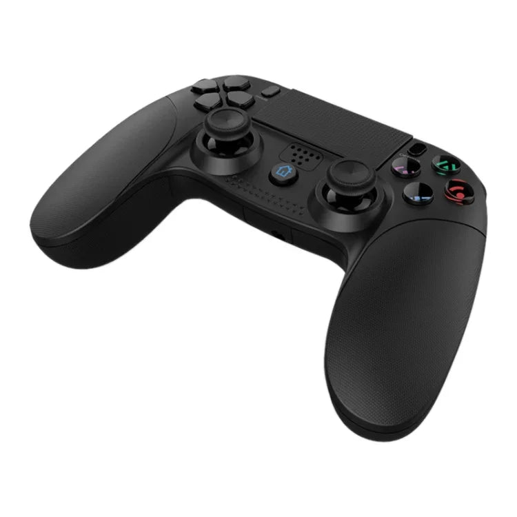 無線遊戲控制器電腦遊戲手把雙馬達，適用 PS4 / PS3，XB-006 黑色