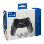 無線遊戲控制器電腦遊戲手把雙馬達，適用 PS4 / PS3，XB-006 黑色
