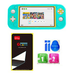 IPLAY遊戲主機矽膠全包覆保護套，附螢幕保護貼，適用於Switch Lite