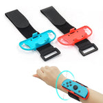 1 對可調節彈性舞蹈手腕帶，適用於 Nintendo Switch，手腕帶