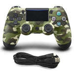 有線遊戲控制器，適用於 Sony PS4，綠色迷彩