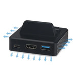 多功能視頻基站轉換器，附支架，適用於 Switch，轉換器基站