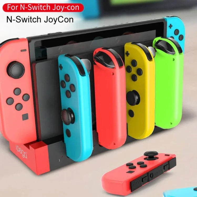 iPega PG-9186 遊戲控制器充電座，帶指示燈，適用於 Nintendo Switch Joy-Con，PG-9186