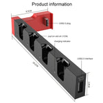 iPega PG-9186 遊戲控制器充電座，帶指示燈，適用於 Nintendo Switch Joy-Con，PG-9186