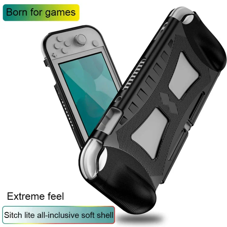 任天堂 Switch Lite TPU 軟質防護殼，防摔設計