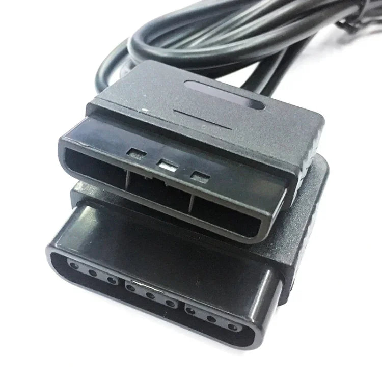 5 個遊戲主機手把控制器延長線，適用於 PS / PS2，長度：1.8m，適用於 PS / PS2