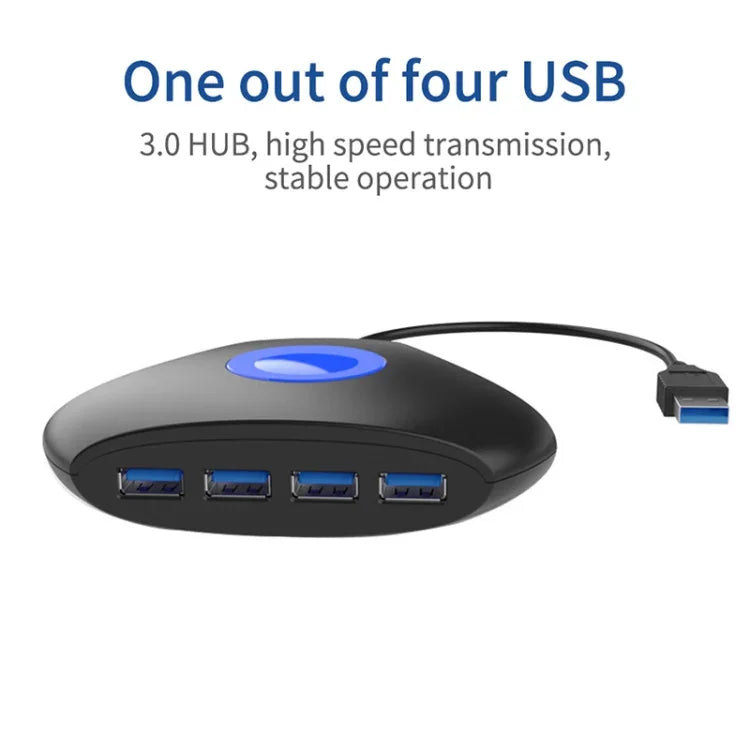 KJH P5-015 4 合 1 集線器轉換器 USB 3.0 藍光擴展轉接器分接充電連接器，適用於 PS5 / Xbox Series X，KJH P5-015