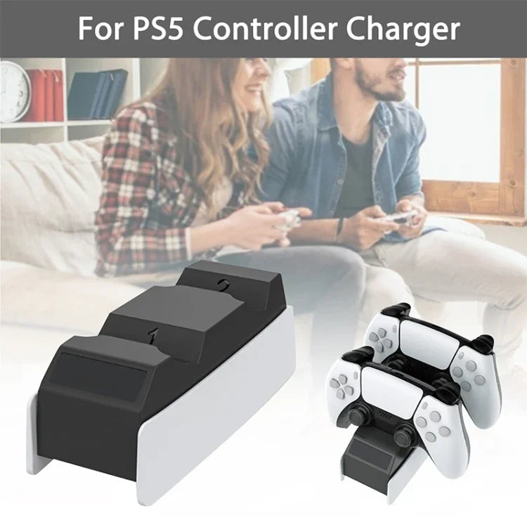 iPlay HBP-245 雙座遊戲手把充電器，適用於PS5，HBP-245
