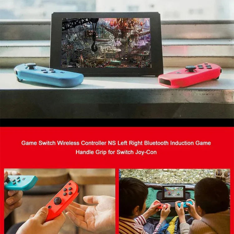 左右藍牙無線搖桿遊戲控制器，適用於Switch，適用於Nintendo Switch