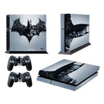 Sony PS4 蝙蝠俠圖案時尚彩色保護貼，蝙蝠俠圖案