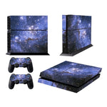 Sony PS4 星空圖案時尚彩色保護貼，星空圖案
