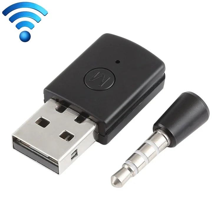 3.5mm 與 USB 藍牙適配器接收器及發射器，適用於 Sony PlayStation PS4