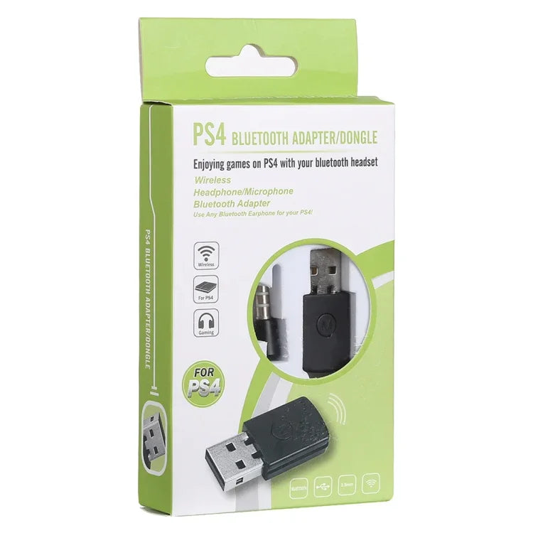 3.5mm 與 USB 藍牙適配器接收器及發射器，適用於 Sony PlayStation PS4