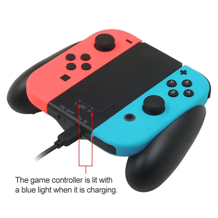 iplay S005 控制器握把充電器，適用於 Nintendo Switch Joy-Con
