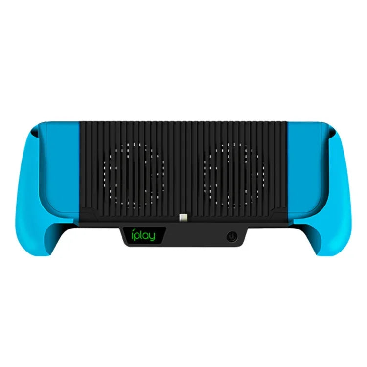 IPLAY 主機充電握把支架殼散熱風扇，適用 Switch Lite