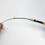 27cm Portable Ice Fishing Rod Shrimp Rod Lure Rod Fishing Gear Fittings , Extension Length : 60 cm, 27cm