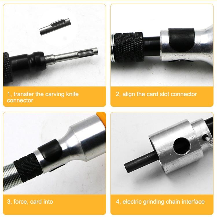 電動雕刻刀 木工工具 雕刻刀附扳手及軟軸，附扳手，附扳手及軟軸