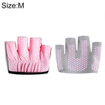 半指瑜伽手套防滑運動健身掌部護具，尺寸：M，掌圍：18cm，尺寸：M