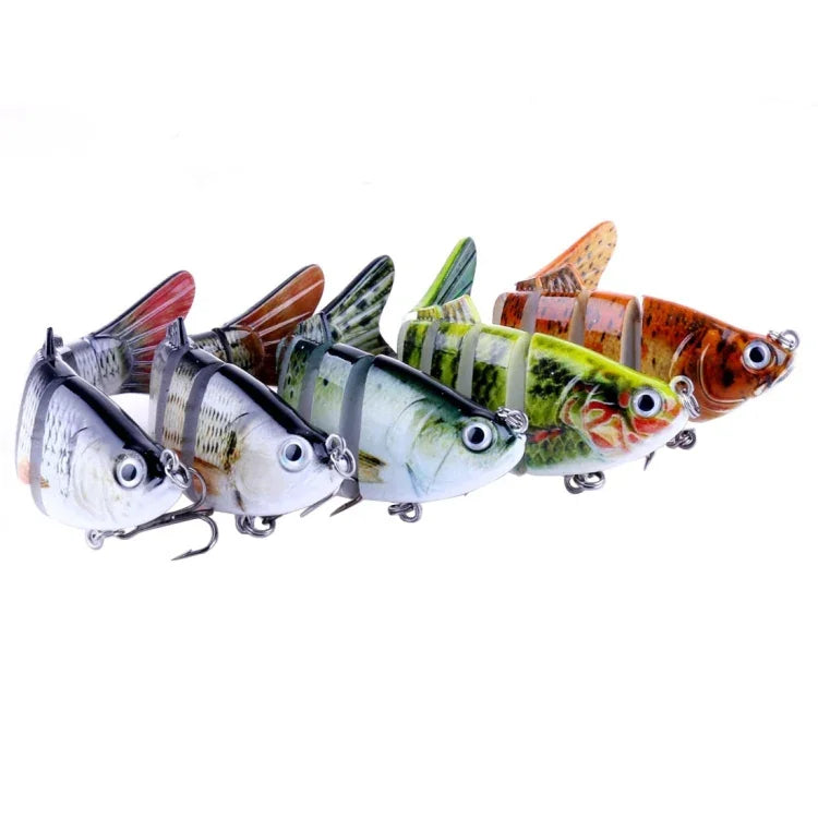HENGJIA JM020 11cm 18g 多節塑膠硬餌 釣魚餌套裝 釣具餌料，1#、3#、4#、5#