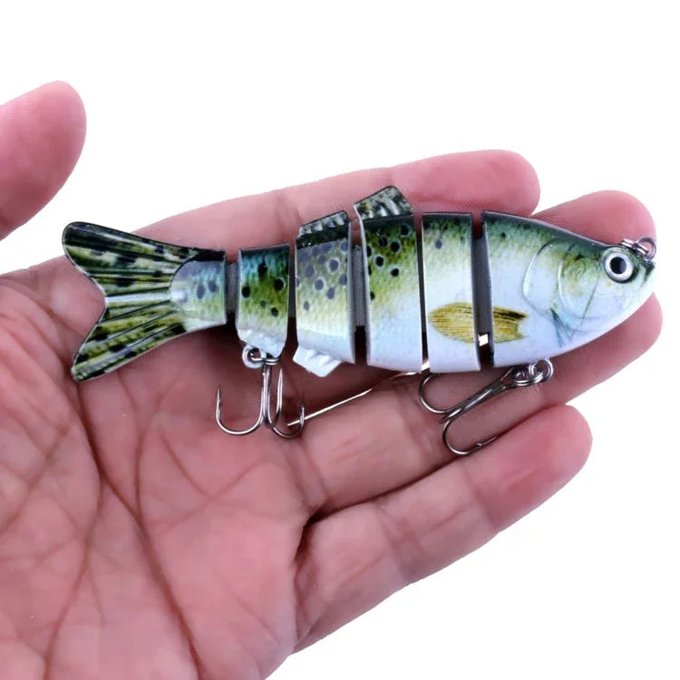 HENGJIA JM020 11cm 18g 多節塑膠硬餌 釣魚餌套裝 釣具餌料，1#、3#、4#、5#