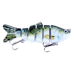 HENGJIA JM020 11cm 18g 多節塑膠硬餌 釣魚餌套裝 釣具餌料，1#、3#、4#、5#
