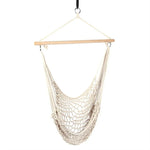 Aotu AT6732 Outdoor Cotton Rope Net Swing Frame Hanging Chair Hammock, Size: 130x90cm, Size: 130x90cm