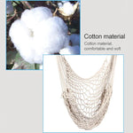 Aotu AT6732 Outdoor Cotton Rope Net Swing Frame Hanging Chair Hammock, Size: 130x90cm, Size: 130x90cm