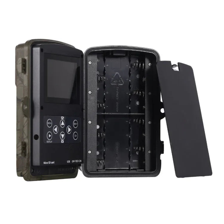 HC801A 8MP 防水IP65紅外夜視安全狩獵追蹤相機，Novatek 96650 程式，120度廣角，110度PIR感應角度，HC801A