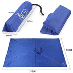 3合1 Aotu AT6927 多功能戶外露營騎行雨衣野餐毯，尺寸：217x143cm，217x143cm（橙色），217x143cm（藍色）