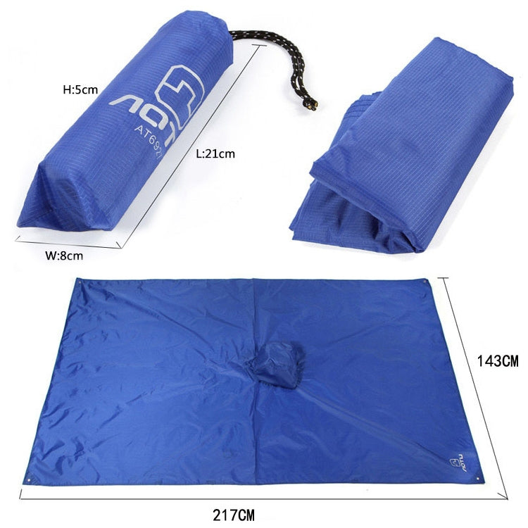 3合1 Aotu AT6927 多功能戶外露營騎行雨衣野餐毯，尺寸：217x143cm，217x143cm（橙色），217x143cm（藍色）