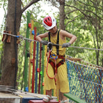 XINDA XDA9516 Outdoor Rock Climbing Polyester High-strength Wire Adjustable Downhill Whole Body Safety Belt Children Size: S, Size: S