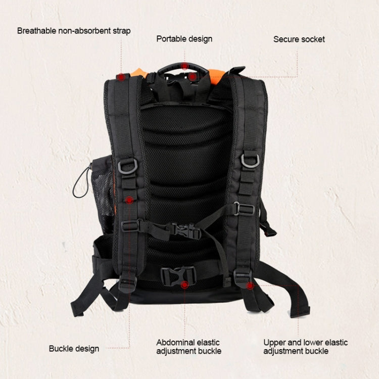 XINDA H-BAG03 20L 戶外防水上游收納肩背登山包，20L