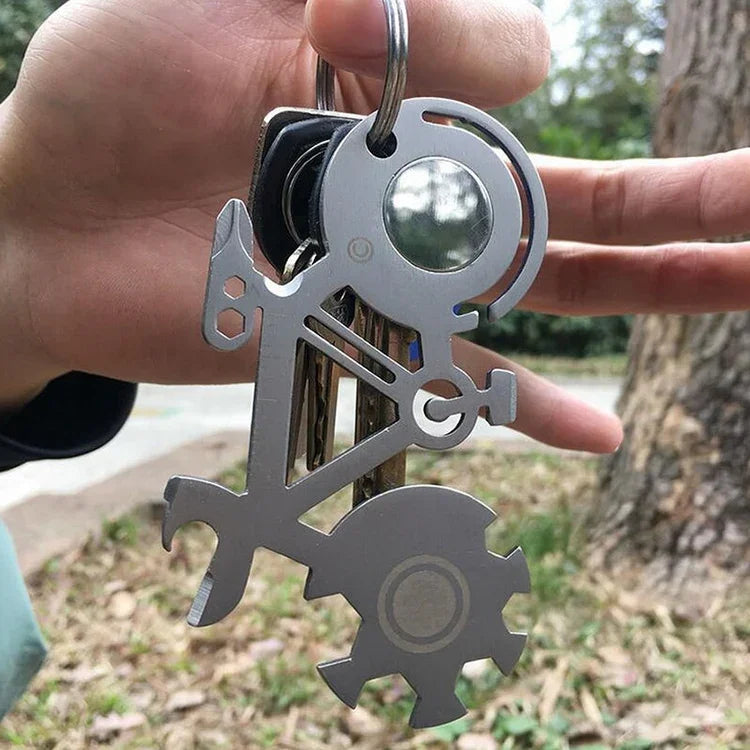 自行車造型便攜戶外生存多功能工具 不鏽鋼卡片刀，卡片刀