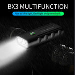 BX3 USB充電自行車前把手LED燈（10小時，T6+A02燈），10小時，T6+A02燈