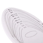 1 對男女通用可裁剪舒適記憶泡棉鞋墊，尺寸：28.7 x 9.4 x 0.9 cm，美國尺碼：1.5-11