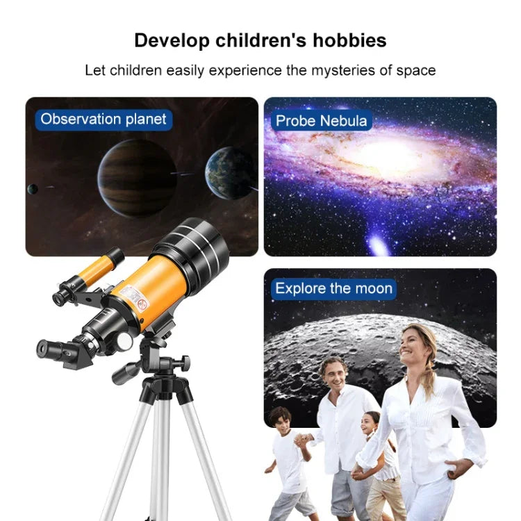 高清觀星折射天文望遠鏡，望遠鏡