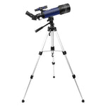 WR852 16x/66x70 高清高倍率天文望遠鏡附三腳架，66x70 藍色
