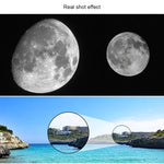 WR852 16x/66x70 高清高倍率天文望遠鏡附三腳架，66x70 藍色