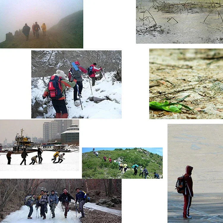 10齒冰爪 戶外防滑鞋套 適用冰雪地面，尺寸：XL，尺寸：XL