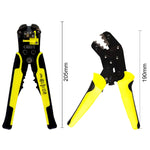 0.25-6.0mm多功能剝線鉗+碳鋼壓接鉗+收納袋工具組，0.25-6.0mm剝線鉗
