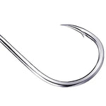 ISE 500 個混合尺寸魚形倒刺釣魚鉤，3-12 號