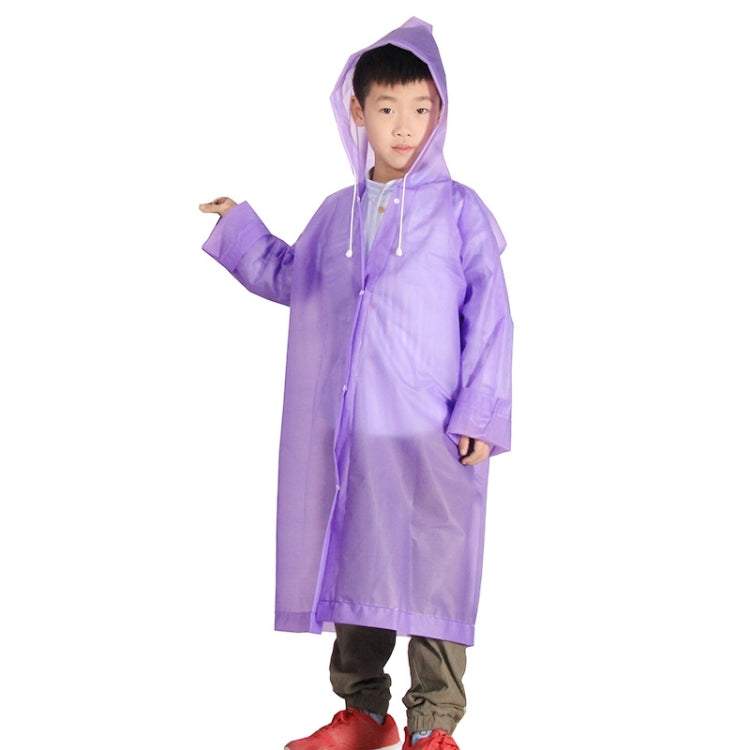 戶外登山EVA加厚兒童時尚雨衣 均碼