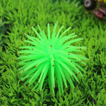 水族裝飾品TPR仿真海膽球珊瑚帶尖，尺寸：L，直徑：13cm，13cm