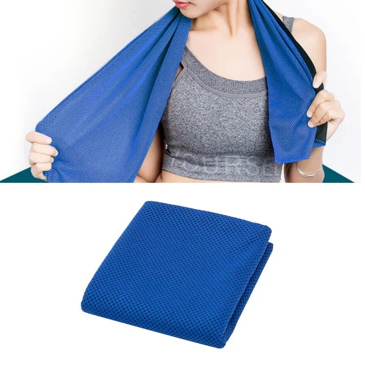 2條超細纖維健身運動毛巾耐用冰涼毛巾，尺寸：30*100cm，冰涼毛巾，尺寸：30*100cm（橙色），冰涼毛巾，尺寸：30*100cm（綠色），冰涼毛巾，尺寸：30*100cm（灰色），冰涼毛巾，尺寸：30*100cm（藍色），冰涼毛巾，尺寸：30*100cm（品紅色）