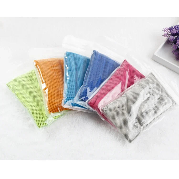 2條超細纖維健身運動毛巾耐用冰涼毛巾，尺寸：30*100cm，冰涼毛巾，尺寸：30*100cm（橙色），冰涼毛巾，尺寸：30*100cm（綠色），冰涼毛巾，尺寸：30*100cm（灰色），冰涼毛巾，尺寸：30*100cm（藍色），冰涼毛巾，尺寸：30*100cm（品紅色）