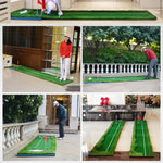 PGM 高爾夫雙色推桿墊 推桿訓練器，尺寸：75x300cm
