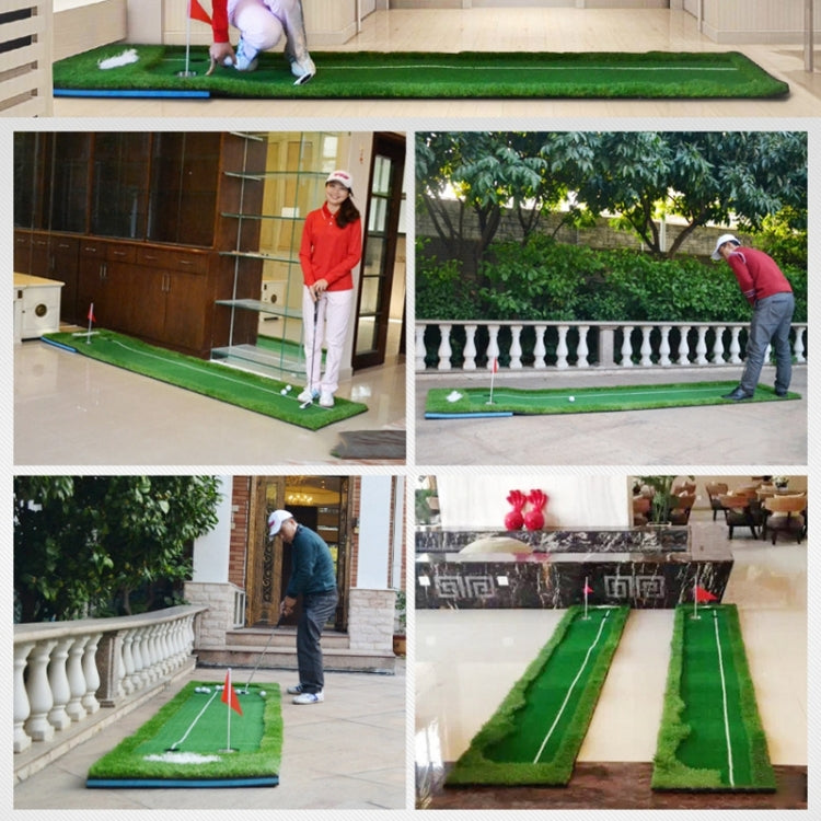 PGM 高爾夫雙色推桿墊 推桿訓練器，尺寸：75x300cm