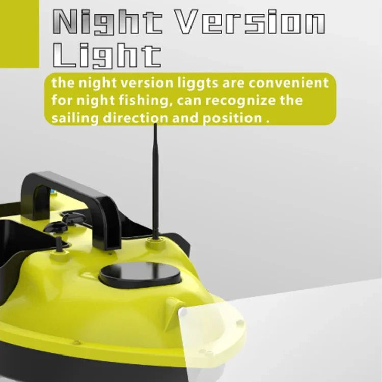 D18B GPS Outdoor Double Motors Fishing Bait Boat with 3 Bait Containers , US Plug, D18B GPS (EU Plug), D18B GPS (US Plug)