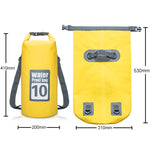 戶外防水乾燥雙肩帶包乾袋，容量：10L，10L